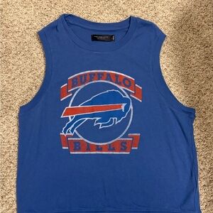 Buffalo Bills Junk Food Women's Rib Ranger Muscle Tank Top - Royal